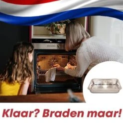 YUGN Braadslede Ovenschaal Braadslee Oven - Braadslede Met Rooster Voor Ovengerechten - Roestvrijstaal En 40x30x7CM - Cadeau Tip -Kookgerei Korting Winkel 1200x1200 1581