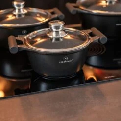Herenthal Inductie Pannenset - Luxe 10-delige Koekenpanset - Voor Alle Warmtebronnen - Met Glazen Deksels En Koudgrepen - Zwart 17 Herenthal Inductie Pannenset - Luxe 10-delige Koekenpanset - Voor Alle Warmtebronnen - Met Glazen Deksels En Koudgrepen - Zwart -Kookgerei Korting Winkel 1200x1200 190