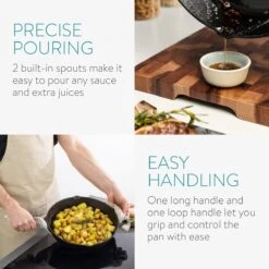 Navaris Gietijzeren Koekenpan - Braadpan Van Gietijzer - Ronde Skillet - Geschikt Voor Alle Warmtebronnen - Ø 30 Cm - Ovenbestendig Tot 260 Graden 33 Navaris Gietijzeren Koekenpan - Braadpan Van Gietijzer - Ronde Skillet - Geschikt Voor Alle Warmtebronnen - Ø 30 Cm - Ovenbestendig Tot 260 Graden -Kookgerei Korting Winkel 1200x1200 218