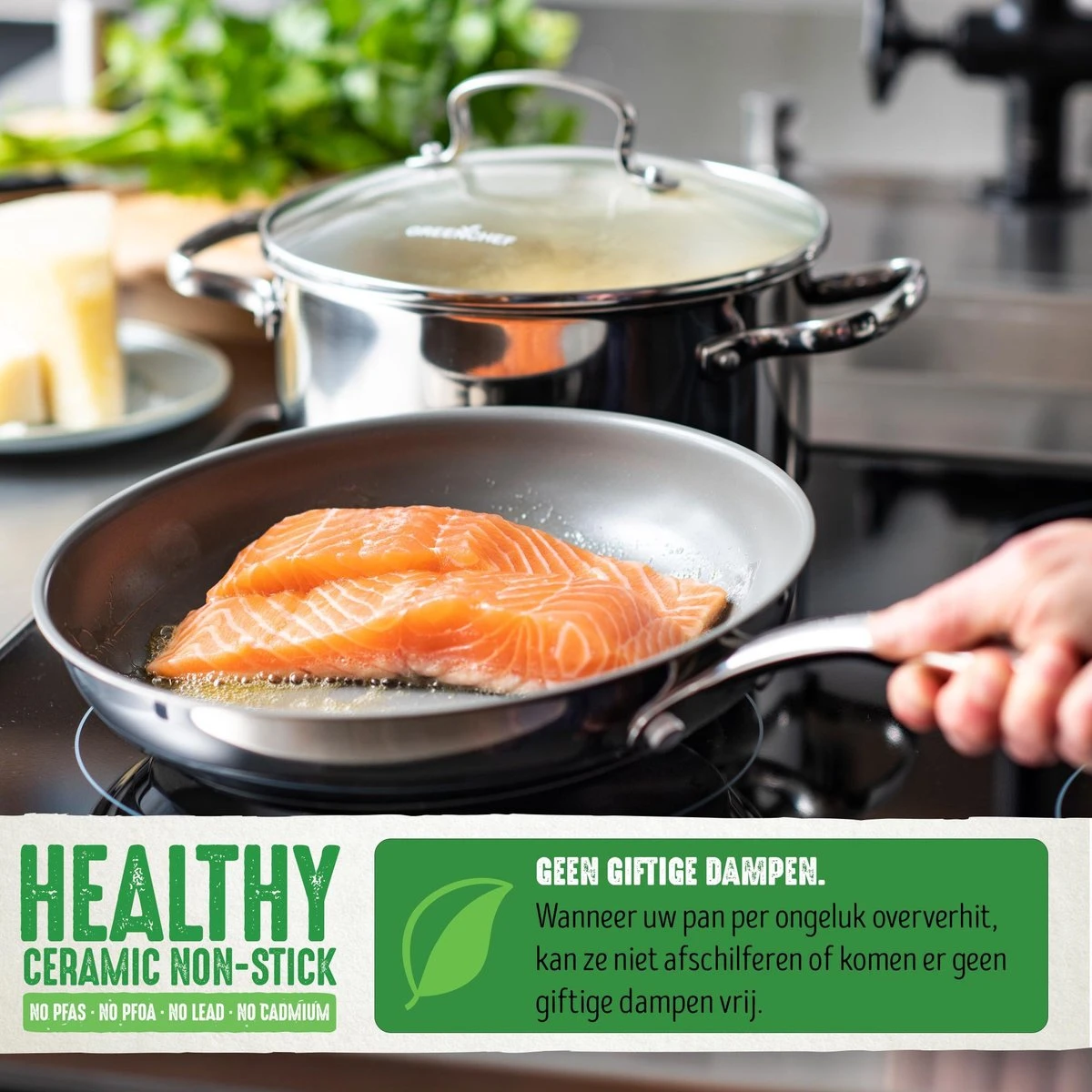 GreenChef Profile Plus Kookpan - 20cm - Inductie 6 GreenChef Profile Plus Kookpan - 20cm - Inductie - Afbeelding 4