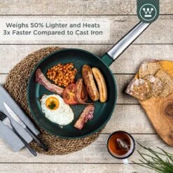 Westinghouse Pannenset - Performance Series Koekenpan 24cm + Koekenpan 28cm - Groen - Koekenpannenset 2-delig - Geschikt Voor Alle Warmtebronnen Inclusief Inductie 12 Westinghouse Pannenset - Performance Series Koekenpan 24cm + Koekenpan 28cm - Groen - Koekenpannenset 2-delig - Geschikt Voor Alle Warmtebronnen Inclusief Inductie -Kookgerei Korting Winkel 1200x1200 299