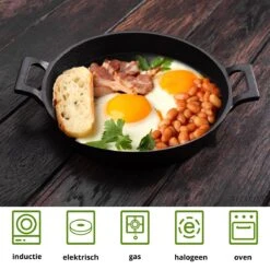 Spesely® Gietijzeren Pan Met Handvaten - Koekenpan - Hapjespan - Diameter 20cm - Gietijzeren Pan Bbq 9 Spesely® Gietijzeren Pan Met Handvaten - Koekenpan - Hapjespan - Diameter 20cm - Gietijzeren Pan Bbq -Kookgerei Korting Winkel 1200x1200 316