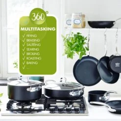 GreenPan Barcelona Infinity Pro Koekenpannenset Ø 24cm + Ø 28cm - Zwart - Inductie - PFAS-vrij -Kookgerei Korting Winkel 1200x1200 353
