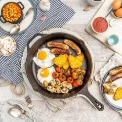 Nuovva Cast Iron Skillet / Gietijzeren Pan - 32cm 13 Nuovva Cast Iron Skillet / Gietijzeren Pan - 32cm -Kookgerei Korting Winkel 1200x1200 378