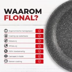 Flonal Pietra Lavica - Koekenpan - Ø 26cm - 100% PFOA Vrij - Aluminium - Ergonomische Handgreep - Geschikt Voor Alle Warmtebronnen 22 Flonal Pietra Lavica - Koekenpan - Ø 26cm - 100% PFOA Vrij - Aluminium - Ergonomische Handgreep - Geschikt Voor Alle Warmtebronnen -Kookgerei Korting Winkel 1200x1200 422