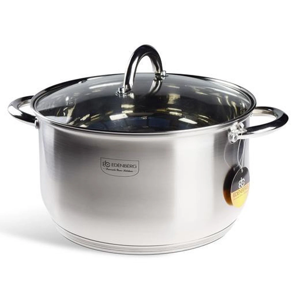 Edënbërg Classic Line - RVS Luxe Pannenset 12 Delig - Voorzien Van 5-Laags Bodem! 6 Edënbërg Classic Line - RVS Luxe Pannenset 12 Delig - Voorzien Van 5-Laags Bodem! - Afbeelding 4