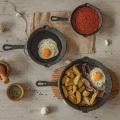 Blackwell Koekenpannenset - Gietijzer - ø 16, 20 En 25 Cm - Zonder Anti-aanbaklaag 22 Blackwell Koekenpannenset - Gietijzer - ø 16, 20 En 25 Cm - Zonder Anti-aanbaklaag -Kookgerei Korting Winkel 1200x1200 539