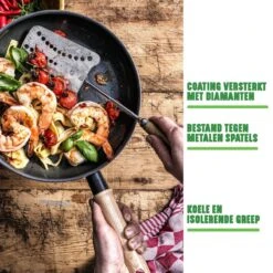 GreenChef Vintage Wokpan 28cm/3.7L - Zwart - Inductie - PFAS-vrij 17 GreenChef Vintage Wokpan 28cm/3.7L - Zwart - Inductie - PFAS-vrij -Kookgerei Korting Winkel 1200x1200 566