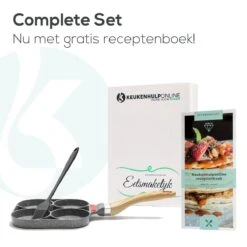 Culistar Pannenkoekenpan Inductie - Pancake Pan - Omeletpan - Omeletmaker - Eierpan - Inclusief Receptenboekje 13 Culistar Pannenkoekenpan Inductie - Pancake Pan - Omeletpan - Omeletmaker - Eierpan - Inclusief Receptenboekje -Kookgerei Korting Winkel 1200x1200 700