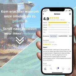 Culistar Pannenkoekenpan Inductie - Pancake Pan - Omeletpan - Omeletmaker - Eierpan - Inclusief Receptenboekje 18 Culistar Pannenkoekenpan Inductie - Pancake Pan - Omeletpan - Omeletmaker - Eierpan - Inclusief Receptenboekje -Kookgerei Korting Winkel 1200x1200 704