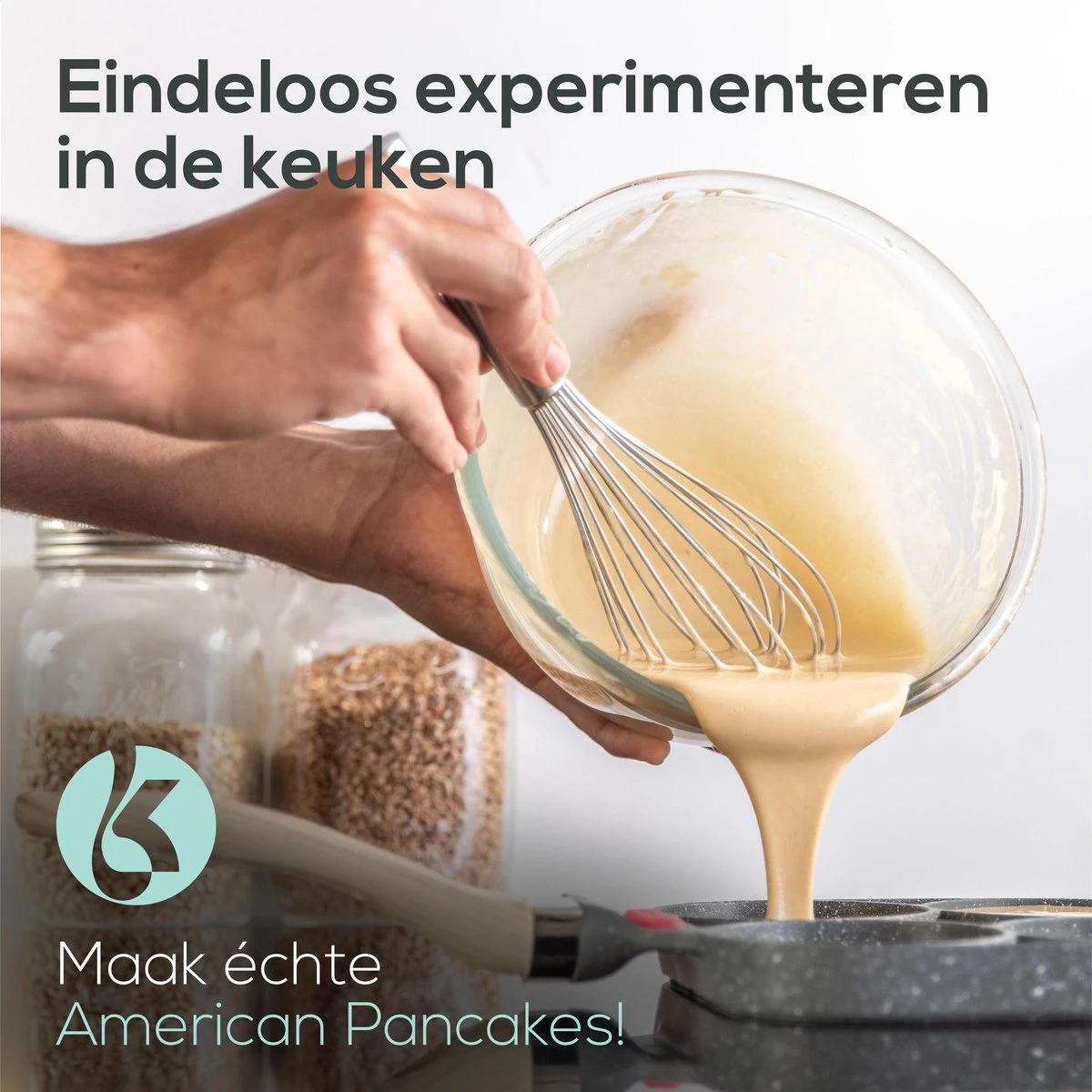 Culistar Pannenkoekenpan Inductie - Pancake Pan - Omeletpan - Omeletmaker - Eierpan - Inclusief Receptenboekje 10 Culistar Pannenkoekenpan Inductie - Pancake Pan - Omeletpan - Omeletmaker - Eierpan - Inclusief Receptenboekje - Afbeelding 8