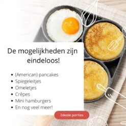 Anti-aanbak Pancake Pan | American Pancake Pan | Omelet Pan | Geschikt Voor Inductie & Alle Warmtebronnen | Eierpan | Omeletmaker | Pancake Maker | Mini Pannenkoekenpan 11 Anti-aanbak Pancake Pan | American Pancake Pan | Omelet Pan | Geschikt Voor Inductie & Alle Warmtebronnen | Eierpan | Omeletmaker | Pancake Maker | Mini Pannenkoekenpan -Kookgerei Korting Winkel 1200x1200 797