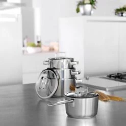 BK Conical Deluxe Kookpannenset - 5 Delig - RVS 22 BK Conical Deluxe Kookpannenset - 5 Delig - RVS -Kookgerei Korting Winkel 1200x1200 82