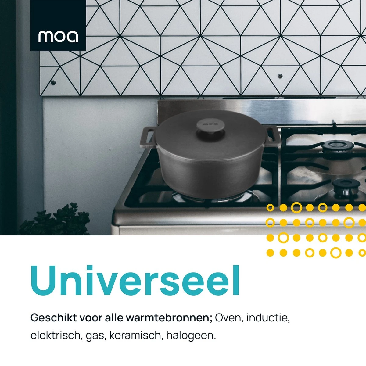 MOA Gietijzeren Braadpan - Inhoud 4,75 Liter - 26CM - Rond - Alle Warmtebronnen - Ook Voor Inductie - Gewicht 5,8 Kg - Zwart - MOAMC26B 8 MOA Gietijzeren Braadpan - Inhoud 4,75 Liter - 26CM - Rond - Alle Warmtebronnen - Ook Voor Inductie - Gewicht 5,8 Kg - Zwart - MOAMC26B - Afbeelding 6