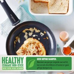 GreenChef Soft Grip Pannenset - 10-Delig - Keramisch - Inductie 13 GreenChef Soft Grip Pannenset - 10-Delig - Keramisch - Inductie -Kookgerei Korting Winkel 1200x1200 918