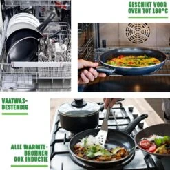 GreenChef Soft Grip Pannenset - 10-Delig - Keramisch - Inductie 16 GreenChef Soft Grip Pannenset - 10-Delig - Keramisch - Inductie -Kookgerei Korting Winkel 1200x1200 920