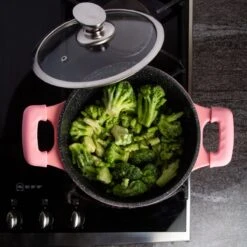 Royalty Line Inductie Pannenset - Luxe 14-delige Pannenset Marmeren Coating - Pannen Met Afneembare Handvaten - Oven-Ready - PFAS-Vrij - Voor Alle Warmtebronnen - Afneembare Koudgrepen - Antiaanbaklaag - Koekenpan Met Glazen Deksels - Roze 22 Royalty Line Inductie Pannenset - Luxe 14-delige Pannenset Marmeren Coating - Pannen Met Afneembare Handvaten - Oven-Ready - PFAS-Vrij - Voor Alle Warmtebronnen - Afneembare Koudgrepen - Antiaanbaklaag - Koekenpan Met Glazen Deksels - Roze -Kookgerei Korting Winkel 1200x1200 926