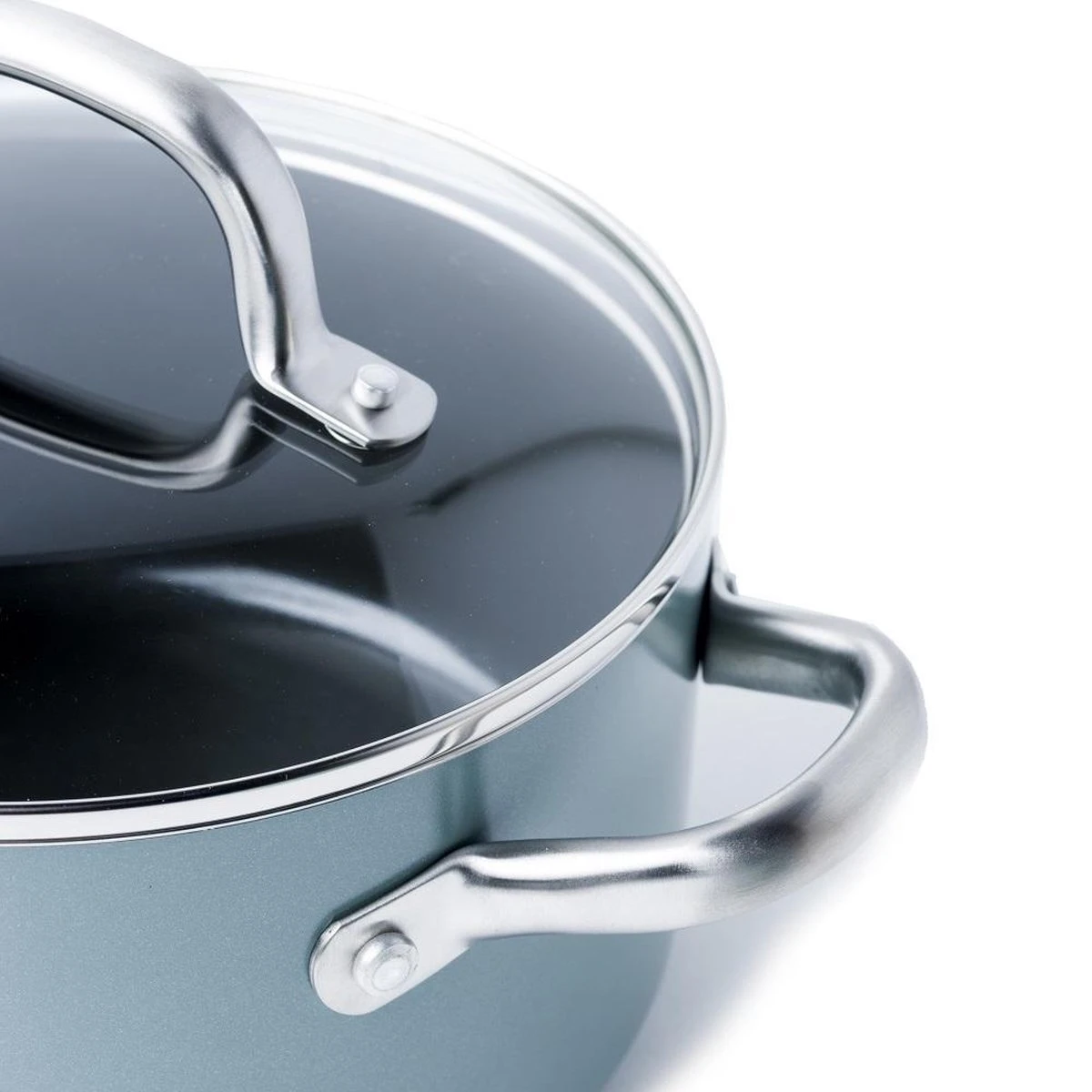 GreenPan Mayflower Pannenset - 3-delig - Lichtblauw - Inductie - PFAS-vrij 5 GreenPan Mayflower Pannenset - 3-delig - Lichtblauw - Inductie - PFAS-vrij - Afbeelding 3