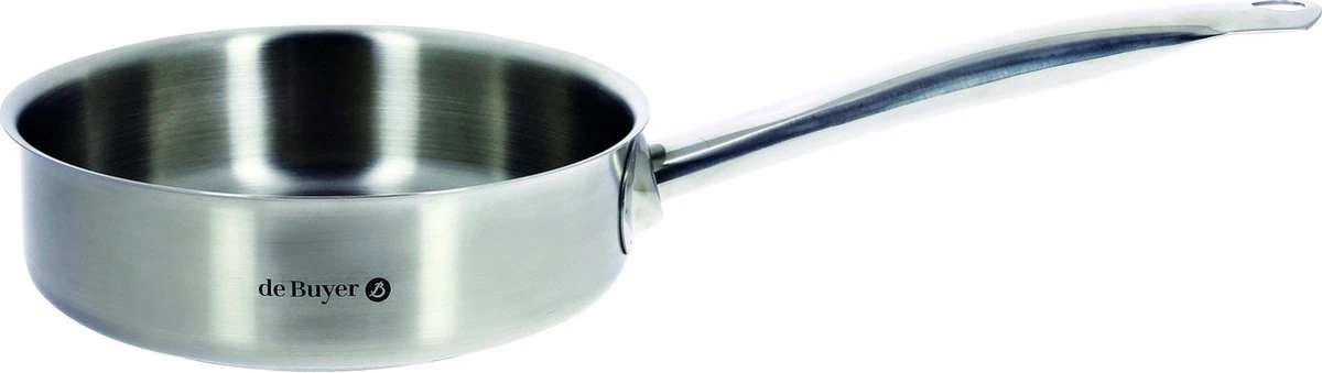 De Buyer Prim'Appety Hapjespan Inductie 28 Cm RVS - Zonder Anti Aanbaklaag 3 De Buyer Prim'Appety Hapjespan Inductie 28 Cm RVS - Zonder Anti Aanbaklaag