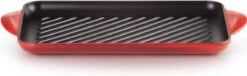 Le Creuset - Gietijzeren Grillplaat - 32x22cm - Kersenrood 10 Le Creuset - Gietijzeren Grillplaat - 32x22cm - Kersenrood -Kookgerei Korting Winkel 1200x370 1