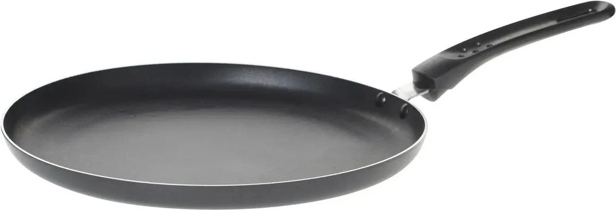 Secret De Gourmet - Pannenkoekenpan - 4 Warmtebronnen Geschikt - Zwart - Dia 26 Cm 3 Secret De Gourmet - Pannenkoekenpan - 4 Warmtebronnen Geschikt - Zwart - Dia 26 Cm