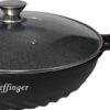 Cheffinger Wokpan Met Deksel - 32cm - Zwart - Pan - Keukenaccessoires 2 Cheffinger Wokpan Met Deksel - 32cm - Zwart - Pan - Keukenaccessoires -Kookgerei Korting Winkel 1200x412 1
