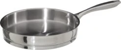 4goodz Dubbelwandige RVS Hapjespan Met Deksel 28 Cm - Zilver -Kookgerei Korting Winkel 1200x501 1