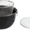 Frituurpan Emaille Met Glazen Deksel En Korf - Ø 26cm - Zwart 2 Frituurpan Emaille Met Glazen Deksel En Korf - Ø 26cm - Zwart -Kookgerei Korting Winkel 1200x502