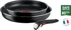 Tefal Ingenio Easy Cook & Clean - Pannenset - 3-delig - Niet Geschikt Voor Inductie 9 Tefal Ingenio Easy Cook & Clean - Pannenset - 3-delig - Niet Geschikt Voor Inductie -Kookgerei Korting Winkel 1200x511