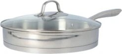 4goodz Dubbelwandige RVS Hapjespan Met Deksel 28 Cm - Zilver -Kookgerei Korting Winkel 1200x536 3