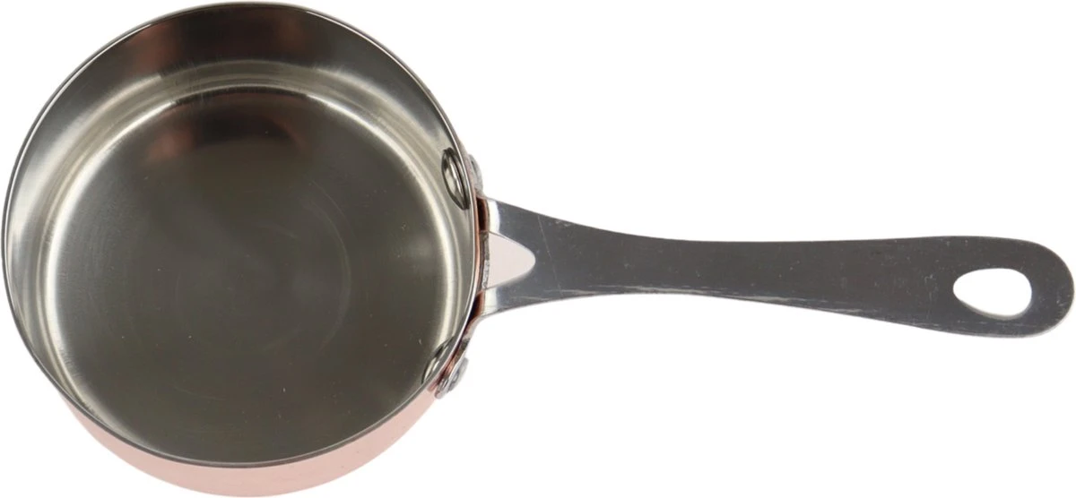 Orange85 Sauspan - Koper - 5x8,5cm - Staal 4 Orange85 Sauspan - Koper - 5x8,5cm - Staal - Afbeelding 2