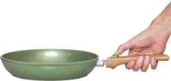 Just Vegan Koekenpan ECO Met Afneembaar Handvat 20 Cm Aluminium Groen -Kookgerei Korting Winkel 1200x570