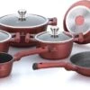 Herenthal Pannenset Inductie - Luxe 10-delige Koekenpan Inductie - Voor Alle Warmtebronnen - Pannen Met Glazen Deksels En Koudgrepen - Burgundy 1 Herenthal Pannenset Inductie - Luxe 10-delige Koekenpan Inductie - Voor Alle Warmtebronnen - Pannen Met Glazen Deksels En Koudgrepen - Burgundy -Kookgerei Korting Winkel 1200x586