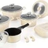 Royalty Line Pannenset - Pannenset Inductie - 15-Delig Koekenpannenset - Kookpotten - Koekenpannen - Pannen Met Glazen Deksels En Afneembare Koudgrepen - Voor Alle Warmtebronne - Oven-Ready - PFAS-Vrij - Crème 1 Royalty Line Pannenset - Pannenset Inductie - 15-Delig Koekenpannenset - Kookpotten - Koekenpannen - Pannen Met Glazen Deksels En Afneembare Koudgrepen - Voor Alle Warmtebronne - Oven-Ready - PFAS-Vrij - Crème -Kookgerei Korting Winkel 1200x624 1