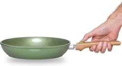 Just Vegan Koekenpan ECO Met Afneembaar Handvat 20 Cm Aluminium Groen -Kookgerei Korting Winkel 1200x646