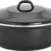 Lite-Body - Emaille - Magnus Braadpan 28cm/3,5l Met Deksel - Inductie - Zwart 2 Lite-Body - Emaille - Magnus Braadpan 28cm/3,5l Met Deksel - Inductie - Zwart -Kookgerei Korting Winkel 1200x652 5