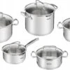 Tefal Duetto+ Pannenset -10 Delig- 5 Pannen - Kookpannenset - Zilver - Afdruipdeksels 1 Tefal Duetto+ Pannenset -10 Delig- 5 Pannen - Kookpannenset - Zilver - Afdruipdeksels -Kookgerei Korting Winkel 1200x675
