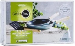 GreenPan Mayflower Koekenpannenset Ø 20cm + Ø 24cm + 1 Accessoire - Lichtblauw - Inductie - PFAS-vrij 32 GreenPan Mayflower Koekenpannenset Ø 20cm + Ø 24cm + 1 Accessoire - Lichtblauw - Inductie - PFAS-vrij -Kookgerei Korting Winkel 1200x730 3
