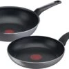 Tefal Easy Plus Pannenset - Koekenpan Ø 24 Cm + Wokpan Ø 28 Cm - Niet Geschikt Voor Inductie 2 Tefal Easy Plus Pannenset - Koekenpan Ø 24 Cm + Wokpan Ø 28 Cm - Niet Geschikt Voor Inductie -Kookgerei Korting Winkel 1200x735 1