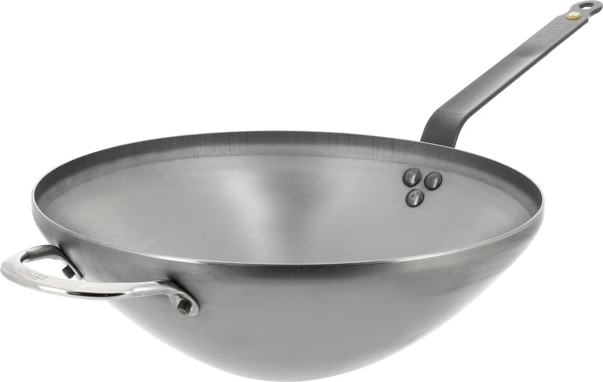 DeBuyer - Mineral B Wok 40cm - Staal - Tegengreep 3 DeBuyer - Mineral B Wok 40cm - Staal - Tegengreep