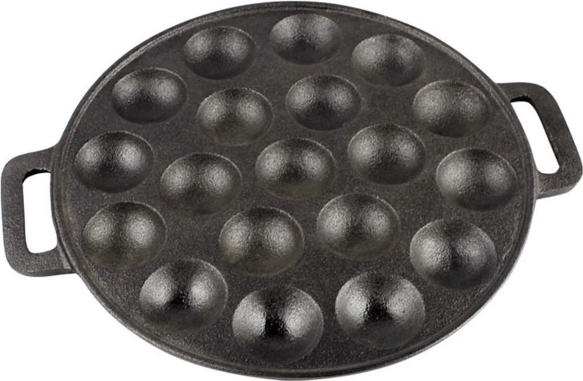 YUGN BLACK Poffertjespan Poffertjesmaker 6 Delige Set - 19 Poffertjes Incl Doseerfles Kwast Poffertjesvork Siliconen Ovenwanten - Platte Onderkant Poffertjespan Inductie Poffertjespan Elektrisch - Cadeau Tip 10 YUGN BLACK Poffertjespan Poffertjesmaker 6 Delige Set - 19 Poffertjes Incl Doseerfles Kwast Poffertjesvork Siliconen Ovenwanten - Platte Onderkant Poffertjespan Inductie Poffertjespan Elektrisch - Cadeau Tip - Afbeelding 8
