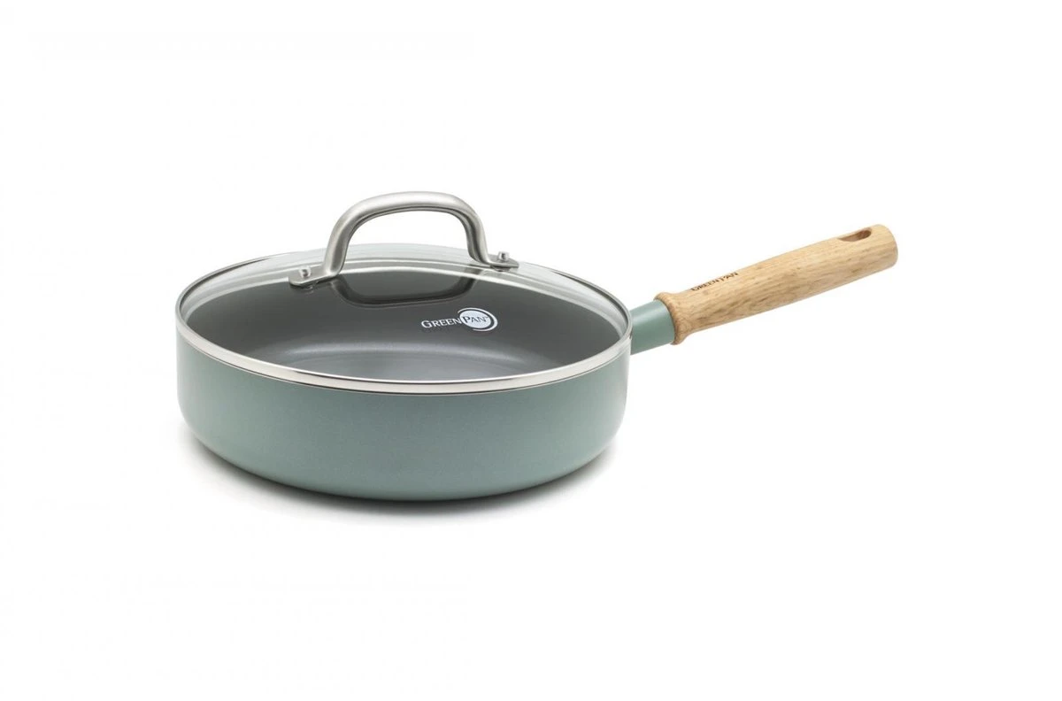 GreenPan Mayflower Hapjespan Met Deksel - Ø 24 Cm - Keramisch - Inductie 11 GreenPan Mayflower Hapjespan Met Deksel - Ø 24 Cm - Keramisch - Inductie - Afbeelding 9