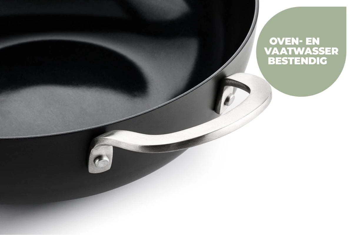 ISENVI Murray Keramische Kookpan 24 CM - RVS Greep 9 ISENVI Murray Keramische Kookpan 24 CM - RVS Greep - Afbeelding 7