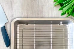 YUGN Braadslede Ovenschaal Braadslee Oven - Braadslede Met Rooster Voor Ovengerechten - Roestvrijstaal En 40x30x7CM - Cadeau Tip -Kookgerei Korting Winkel 1200x799 129