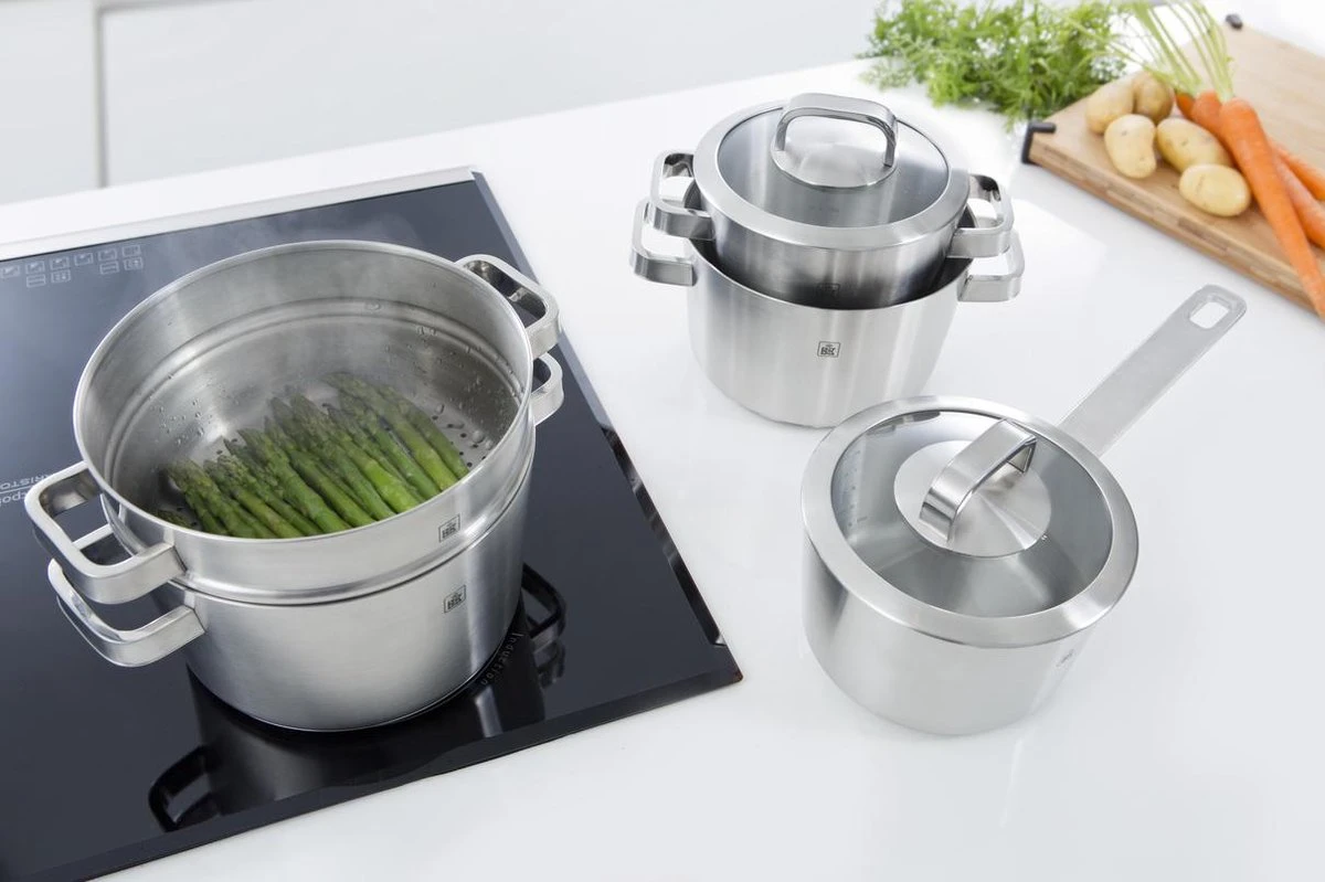 BK Conical Glas Pannenset - 4-delig - Glazen Deksels 4 BK Conical Glas Pannenset - 4-delig - Glazen Deksels - Afbeelding 2