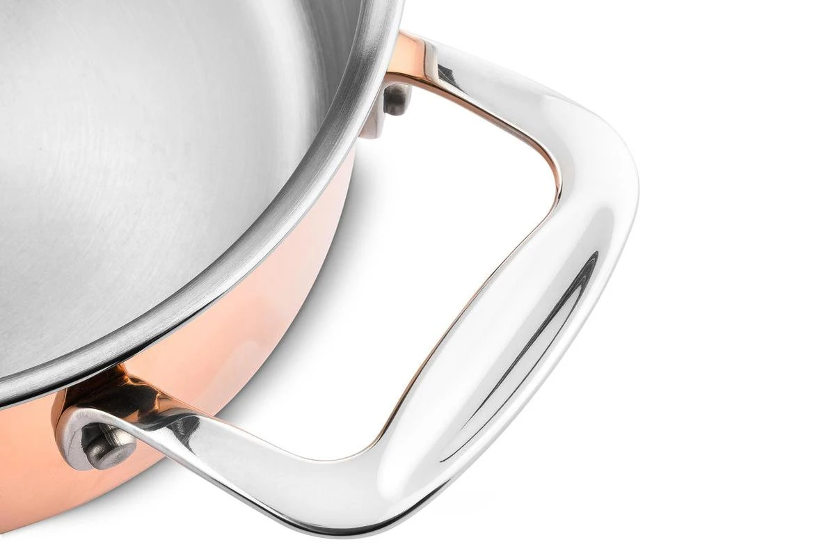 Pannenset – 6 Delig – Inductie – Koper DUCQ 6 Pannenset – 6 Delig – Inductie – Koper DUCQ - Afbeelding 4