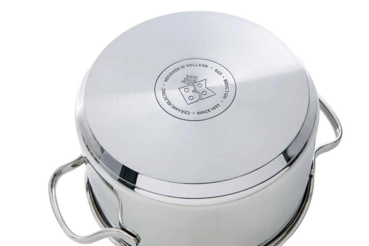 BK Essentials Pannenset - 4-delig - RVS – Geschikt Voor Alle Warmtebronnen 7 BK Essentials Pannenset - 4-delig - RVS – Geschikt Voor Alle Warmtebronnen - Afbeelding 5