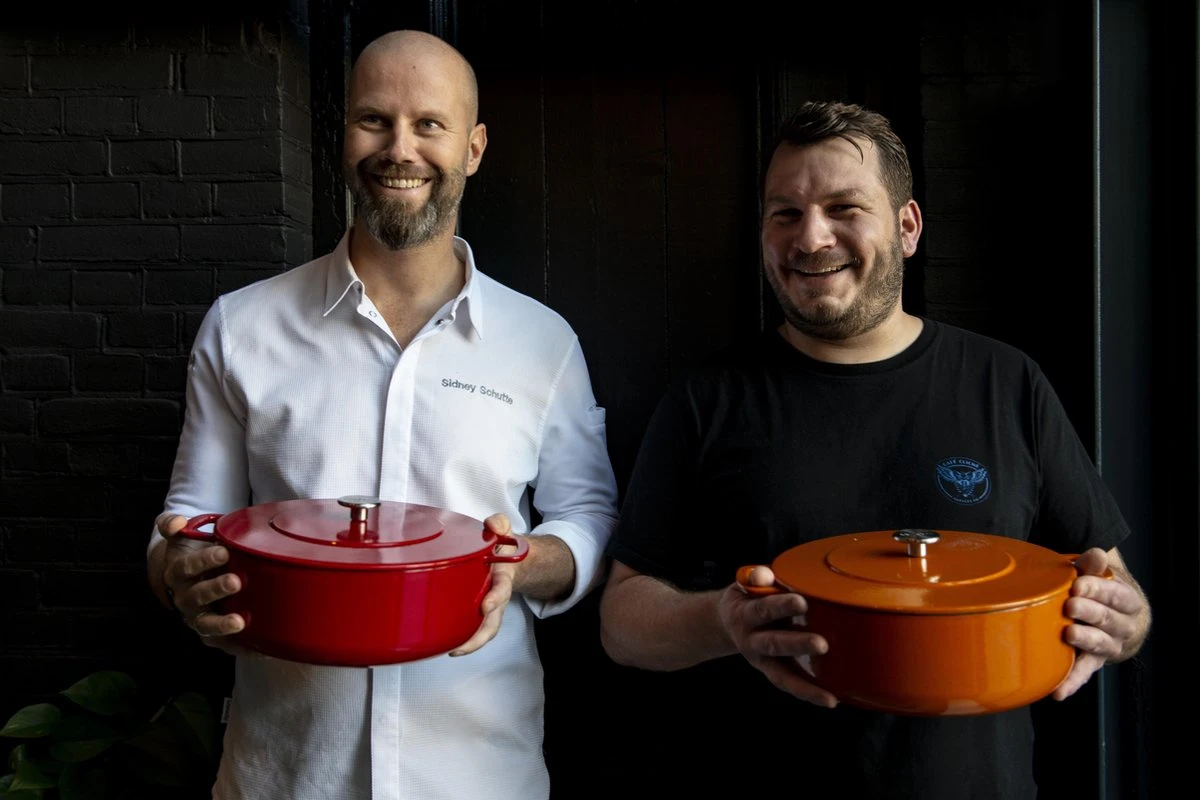 Combekk Sous Chef Gietijzeren Braadpan - 28cm - Rood 6 Combekk Sous Chef Gietijzeren Braadpan - 28cm - Rood - Afbeelding 4