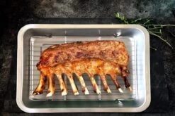 YUGN Braadslede Ovenschaal Braadslee Oven - Braadslede Met Rooster Voor Ovengerechten - Roestvrijstaal En 36x27x7CM - Cadeau Tip -Kookgerei Korting Winkel 1200x800 244