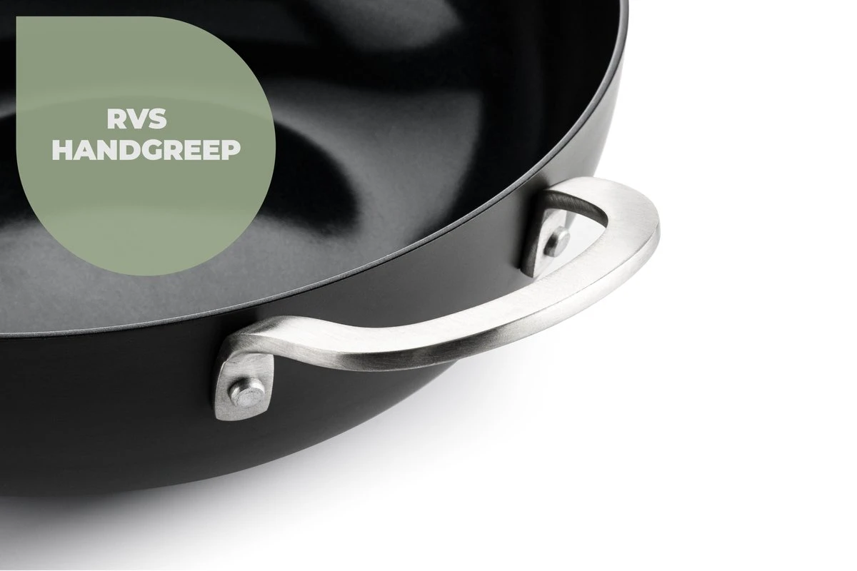 ISENVI Murray Keramische Kookpan 20 CM - RVS Greep 10 ISENVI Murray Keramische Kookpan 20 CM - RVS Greep - Afbeelding 8